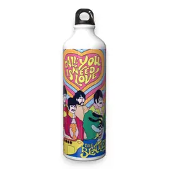 GENERICO - Botella de aluminio Tomatodo The Beatles - Yellow Submarine dibujos 750ml