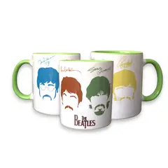 GENERICO - Taza 11 oz - Siluetas y autógrafos (verde)