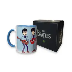 GENERICO - Taza 11 oz - Beatle toons (celeste)