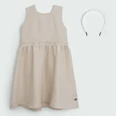 KUKULI - VESTIDO CELESTE MC NIÑA 5366