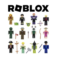 GENERICO - Set de Muñecos Roblox-Battle x 12
