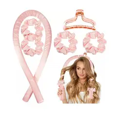 GENERICO - Rizador Sin Calor De Satin Ondas 3 piezas