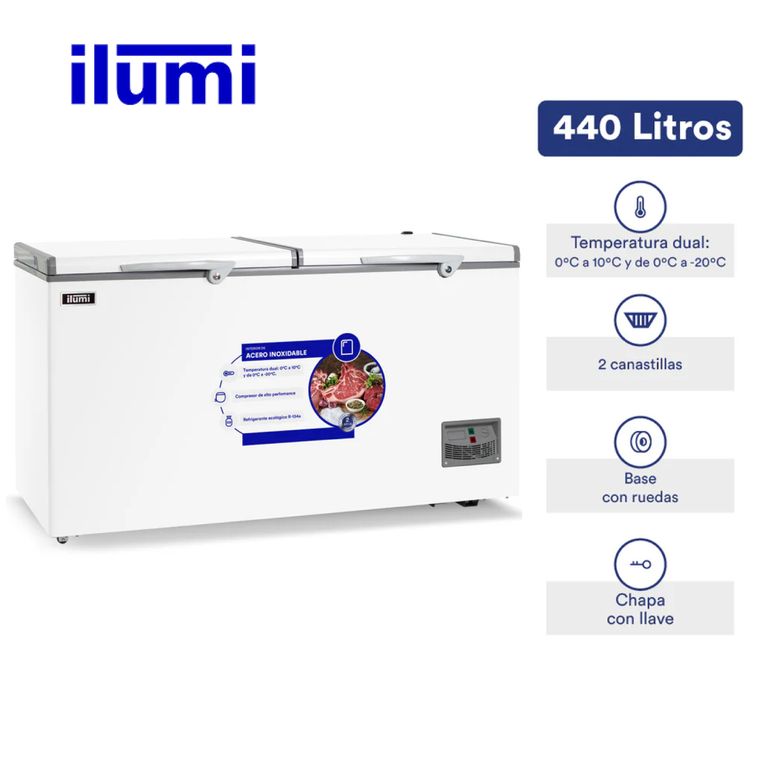 TFI-4402WH - Congelador Horizontal 440Lt Blanco