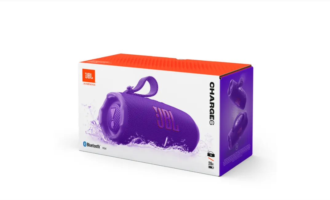 CHARGE 6 MORADO PARLANTE CON IP68 BLUETOOH AURACAST