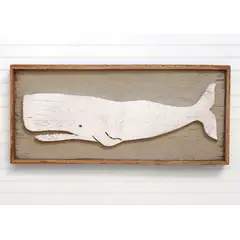 BOSQUE INVERNAL DECORACION ECO ALTERNATIVA - Cuadro Cachalote en Madera, Decoración marina