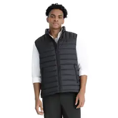 DOCKERS - Chaleco Packable Vest Regular Fit Negro