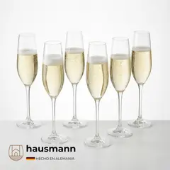 PENTHA - Copas de Cristal para Champagne Set x12 Und