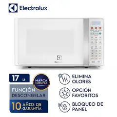ELECTROLUX - Horno Microondas 17L EMDO17S2GSRUW Blanco