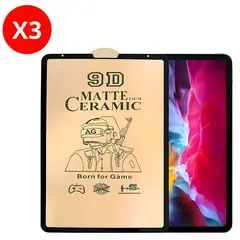 SHIELD - Pack x3 Mica Protector de Pantalla de Cerámica Mate para Samsung Galaxy Tab S7