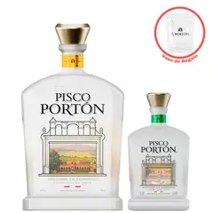 CARAVEDO - Pisco Mosto Verde Torontel 750ML + Pisco Italia 375ML Porton