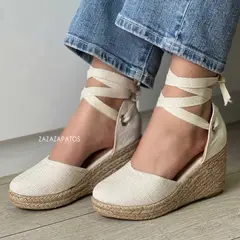 GENERICO - ALPARGATA PARA MUJER COLOR HUESO PARA MUJER ITALIA