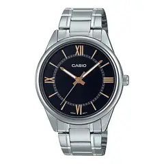 CASIO - Reloj MTP-V005D-1B5 Hombre Acero Plateado