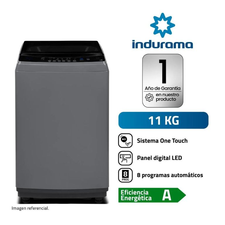 LAVADORA 11 KG AUTOMÁTICA LRI-11DGR