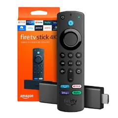 AMAZON - Fire TV Stick 4k con control remoto compatible con Alexa 2da Gen