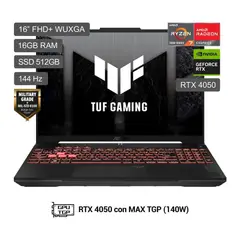 ASUS - Laptop TUF Gaming A16 AMD Ryzen 7 7445HS 512GB SSD 16GB RAM FA607NUG-RL116W