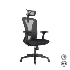 ALTHEA CONFORT - Silla Ergonómica Reclinable Versalles Presidente 3D Nylon Negro