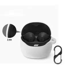GENERICO - Funda Case De Silicona Para Audífonos JBL Tune Flex 2 Blanco