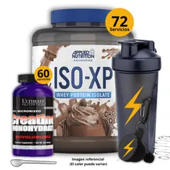 ULTIMATE - Proteína Iso xp 1800g Applied Nutrition Chocolate + Creatina Nutrition 300gr + REGALOS