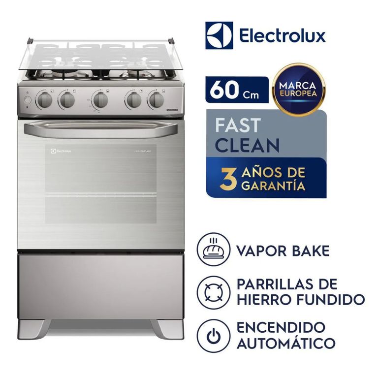 Cocina 4 quemadores 60cm FE4GMR