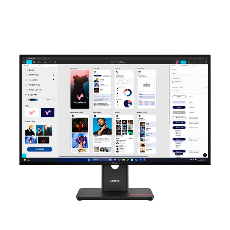 Monitor Plano ThinkVision T32UD-40 31 WLED UHD IPS J45