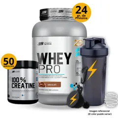 UNIVERSE NUTRITION - PROTEINA WHEY PRO DE 1KG CHOCOLATE + CREATINA CREABOLIC UN 250GR + REGALOS