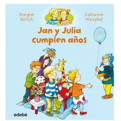 GENERICO - Pack x 2 libros Infantiles Jan y Julia están enfermas y Jan y Julia cumplen años