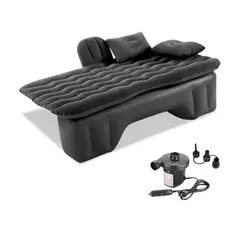 GENERICO - COLCHON INFLABLE PARA AUTO PASEOS O CAMPING GRIS