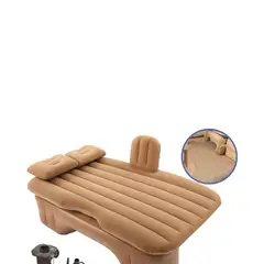 GENERICO - COLCHON INFLABLE PARA AUTO PASEOS O CAMPING BEIGE