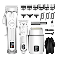 U BUY - Set Profesional De Peluquería Masculina 3 En 1 Recargable