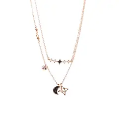 SWAROVSKI - Symbolica Mystic Moonlight Two-Layer Crystal Necklace Set