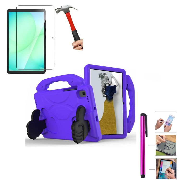 Funda Niños + Mica + Lapiz para Samsung Tab A11 Plus SM-X230 X235 X236