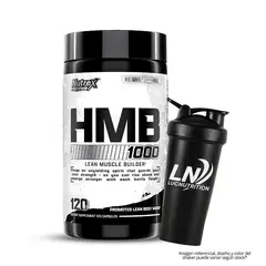 NUTREX RESEARCH - HMB 1000 / 120 Cápsulas HMB Nutrex + Shaker