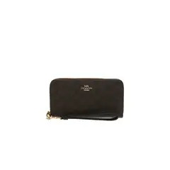 COACH - Largo Monedero Cremallera Alrededor en Lona Signature CW778