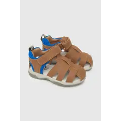 COLLOKY - Sandalia Casual Caminante Niño Café