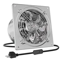 ANYHOGAR - Extractor De Aire Ventilador Industrial 8inch 80w Con Enchuf