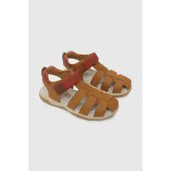 COLLOKY - Sandalia Casual Kid Niño Café