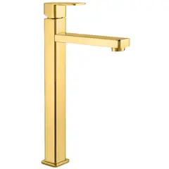 XM - Llave de Agua Fría para Baño de Metal Dorado Brillante - L3030A07