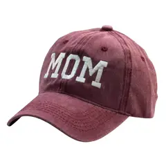 GENERICO - Gorra Vintage Casual Mujer con bordado mom