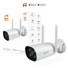 NEXXT SOLUTIONS - SMART CAMERA 2K NEXXT CON SIRENA PARA EXTERIOR NHC-OF10