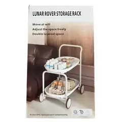 GENERICO - Carrito Organizador Multiuso de 2 Niveles rodante