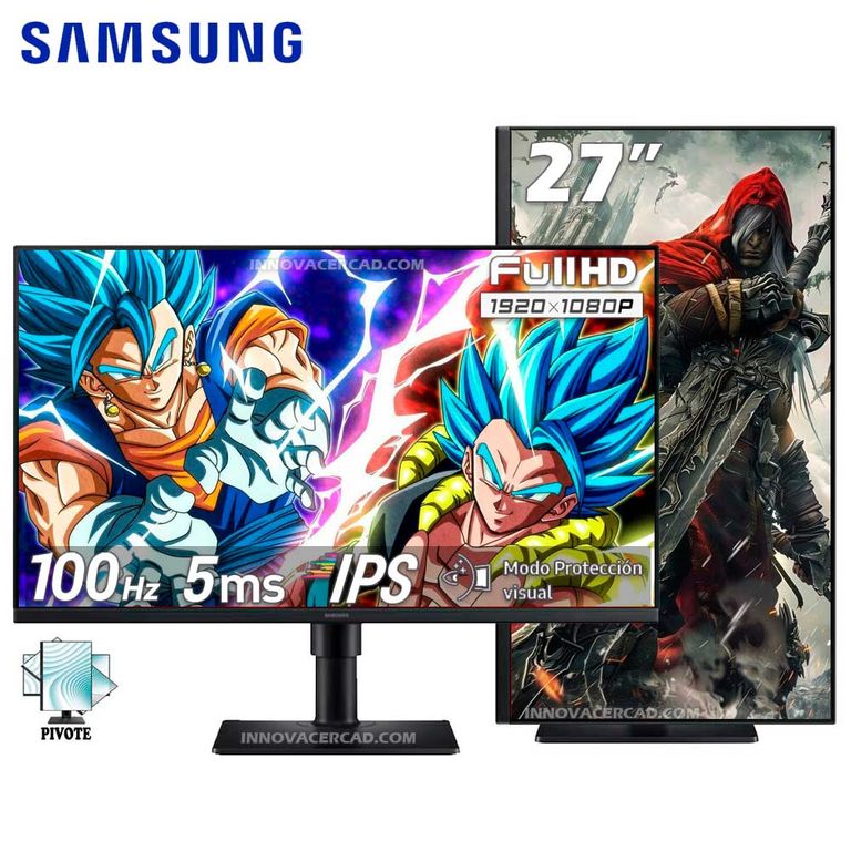 Monitor LS27D400GALXPE Essential S4 27 IPS FHD (1920 x 1080) 100Hz 5ms Pivote