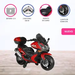 CUZKA - Moto a Batería para Niños «MILANO» Red