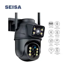 SEISA - Cámara Seguridad IPC-SY9 IP WiFi 360° Negra