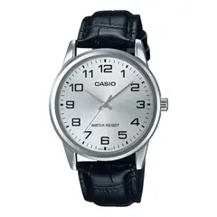 CASIO - Reloj MTP-V001L-7B Hombre Cuero Negro