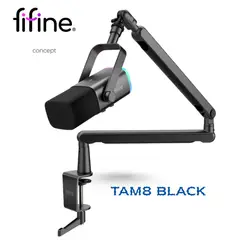 FIFINE - Micrófono TAM8 BLACK