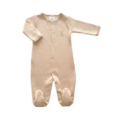 WAWA PIMA - PIJAMA BEBE NIÑO-NIÑA JACQUARD BUNNY BEIGE