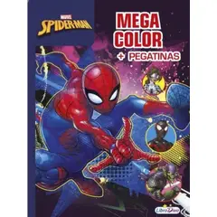 GENERICO - SPIDERMAN - LIBRO MEGACOLOR CON STICKERS 40 pgs