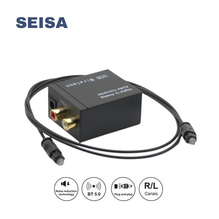 Adaptador Audio SM-C7852BT Bluetooth a RCA Óptico