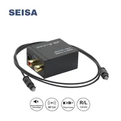 SEISA - Adaptador Audio SM-C7852BT Bluetooth a RCA Óptico