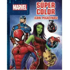 GENERICO - MARVEL - LIBRO MEGACOLOR CON STICKERS 40 pgs